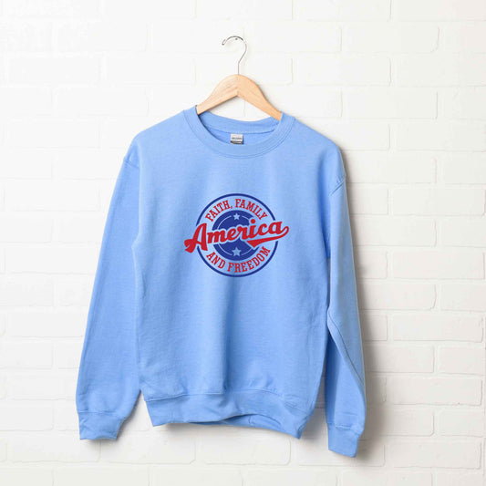 Faith Family Freedom America | Sweatshirt