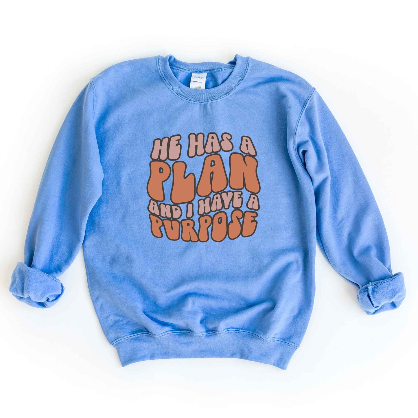 Retro He Has A Plan | Sweatshirt