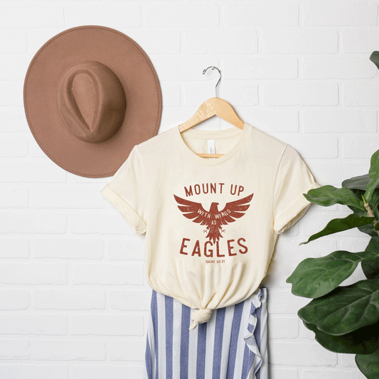 Wings As Eagles | Short Sleeve Crew Neck