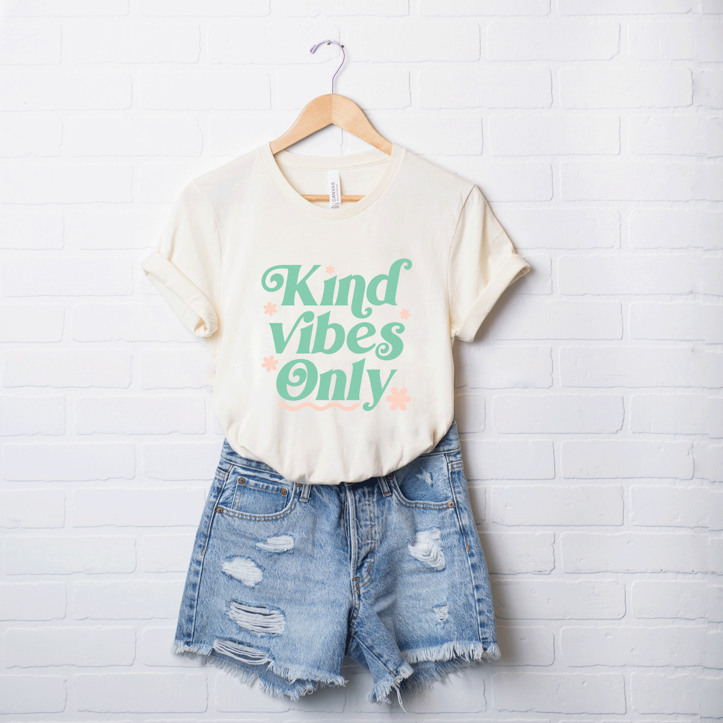 Kind Vibes Only | Short Sleeve Crew Neck