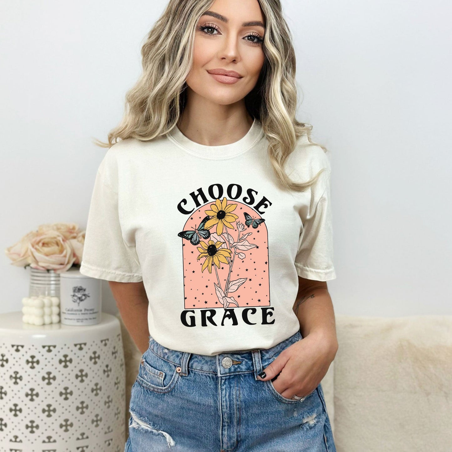 Choose Grace | Garment Dyed Teee