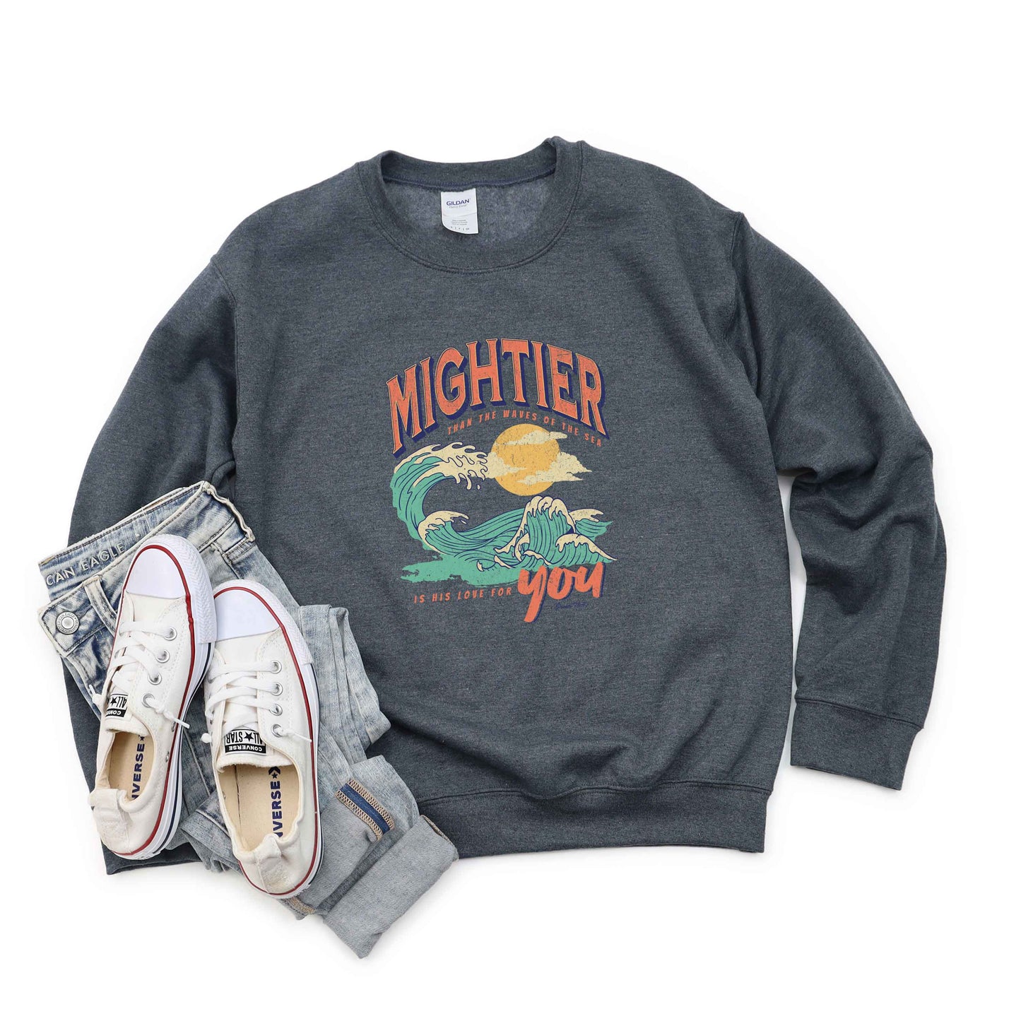 Mightier Than The Waves | Sweatshirt