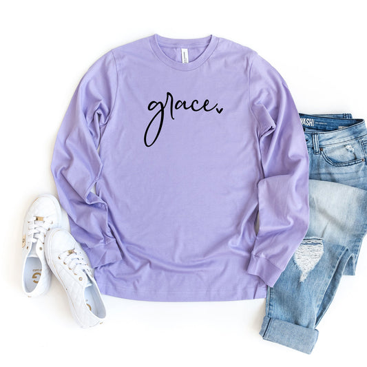 Grace Heart | Long Sleeve Crew Neck