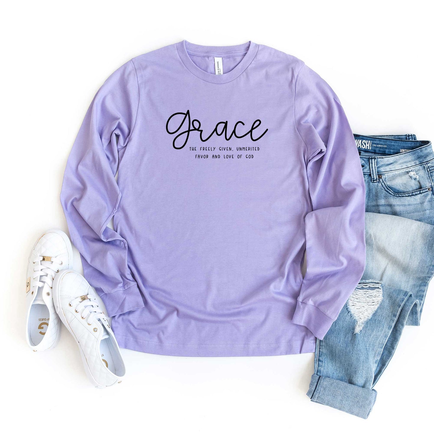 Grace Love Of God | Long Sleeve Crew Neck