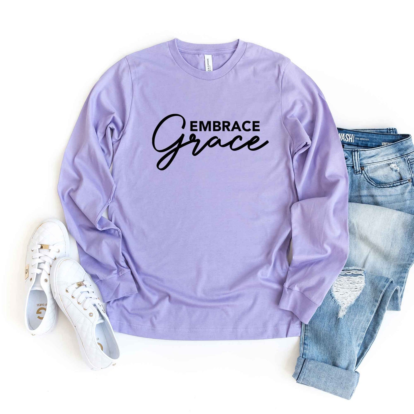 Embrace Grace  | Long Sleeve Crew Neck