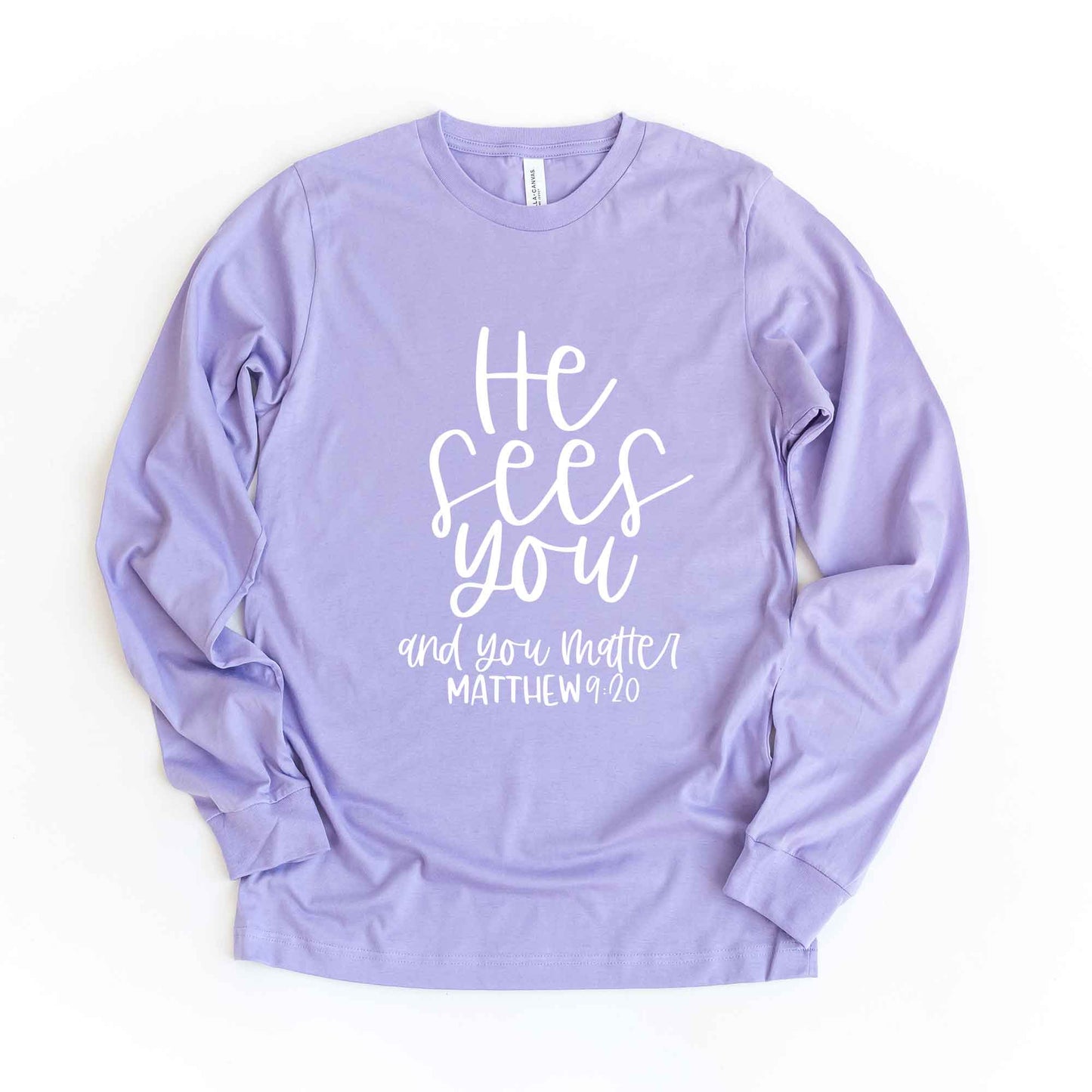 He Sees You | Long Sleeve Crew Neck