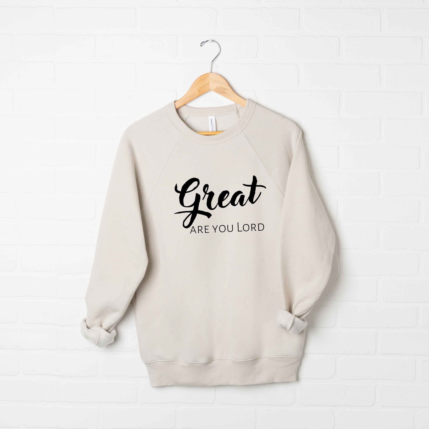 Great Are You Lord | Bella Canvas Premium Sweatshirt