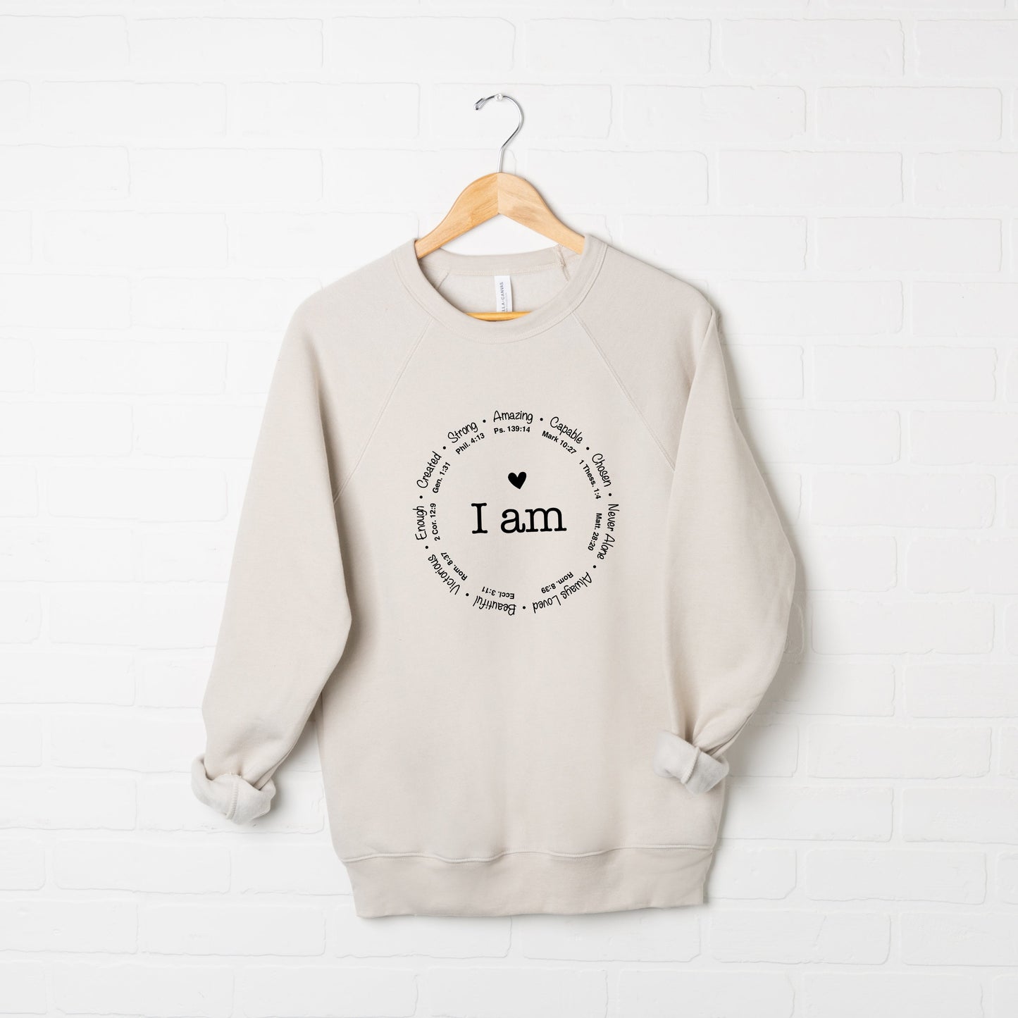 I Am Circle | Bella Canvas Premium Sweatshirt