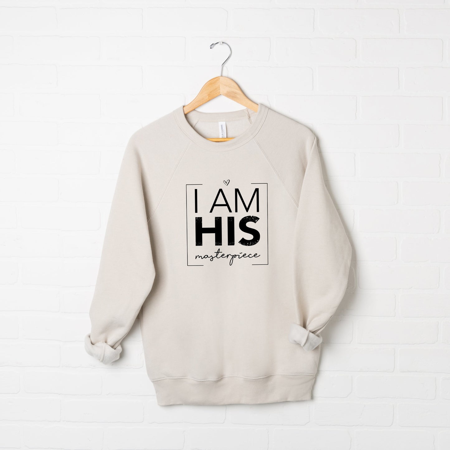 I Am His Masterpiece | Bella Canvas Premium Sweatshirt