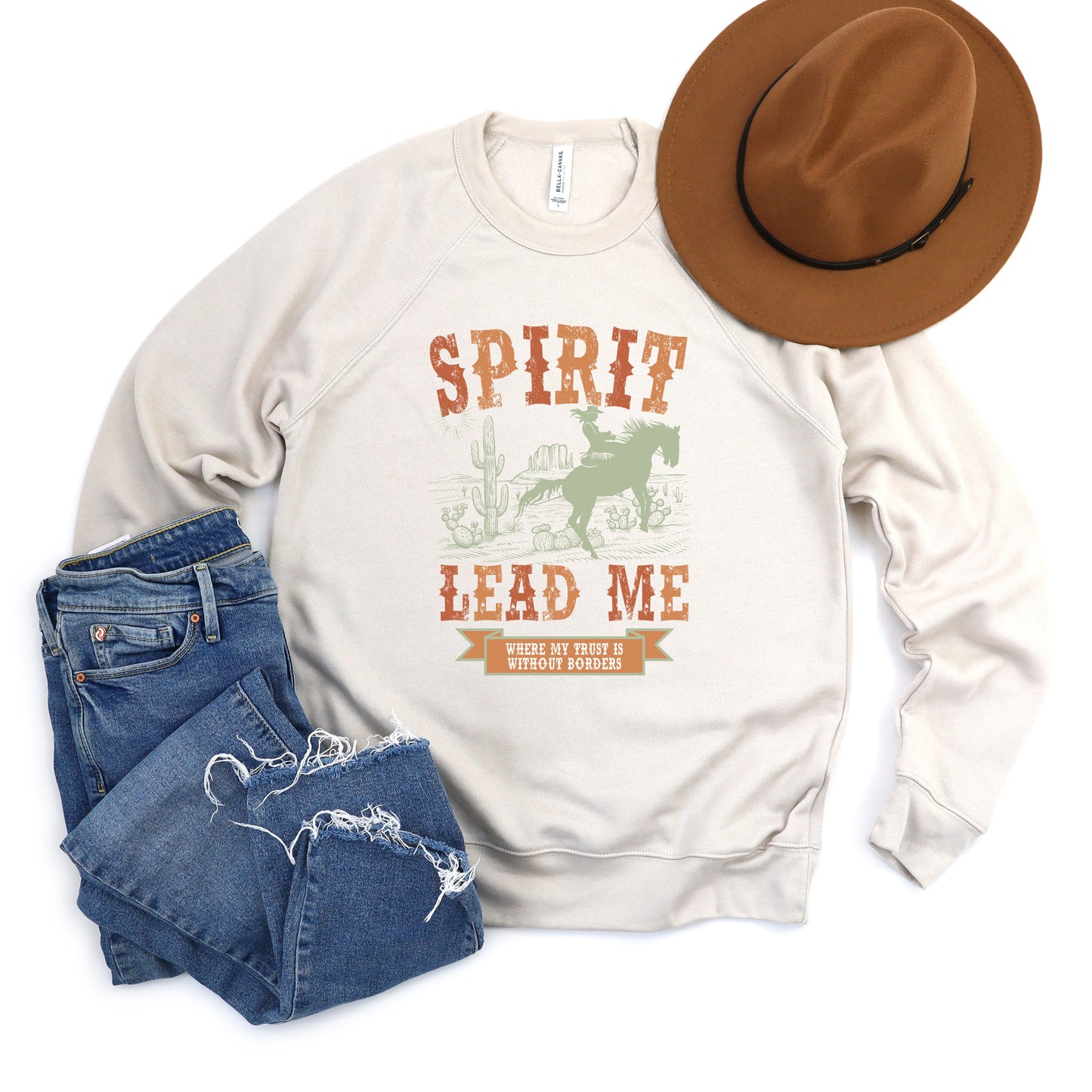 Spirit Lead Me Western | Bella Canvas Sweatshirt