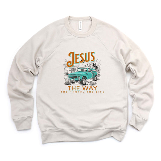 Way Truth Life Truck | Bella Canvas Premium Sweatshirt