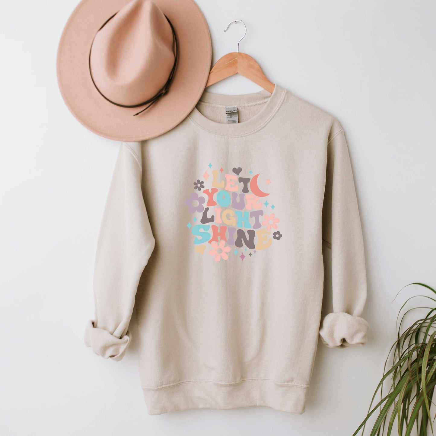 Let Your Light Shine Flowers | Sweatshirt