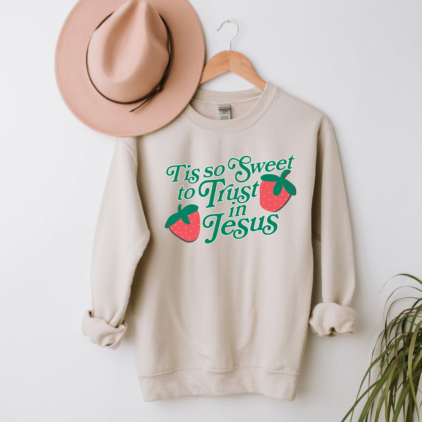 Tis So Sweet To Trust In Jesus | Sweatshirt