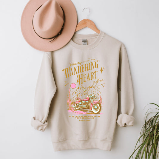 Bind My Wandering Heart Motorcycle | Sweatshirt