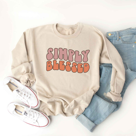 Retro Simply Blessed | Sweatshirt