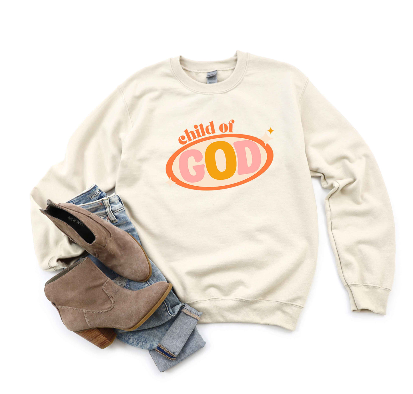 Retro Child Of God | Sweatshirt