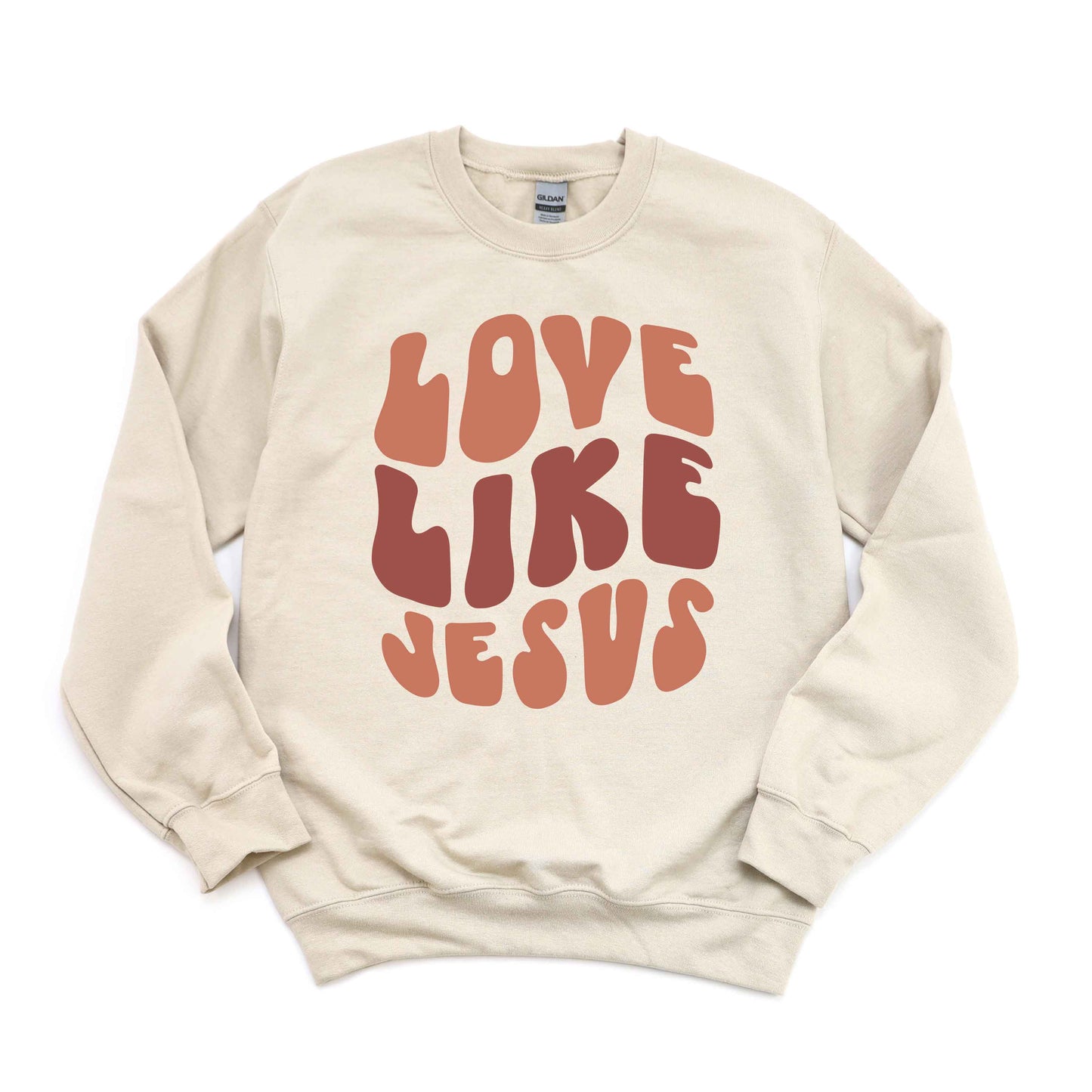 Retro Love Like Jesus | Sweatshirt