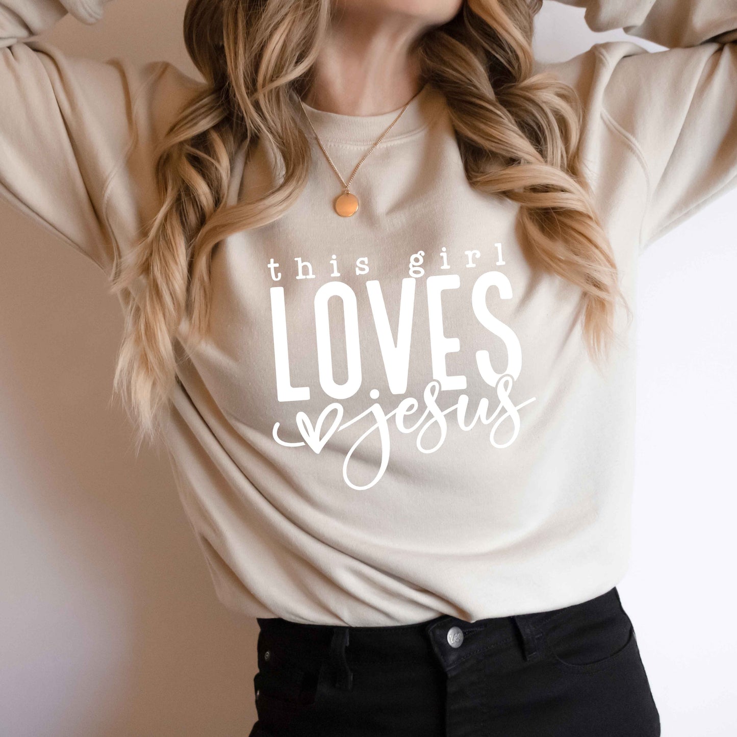 This Girl Loves Jesus | Sweatshirt