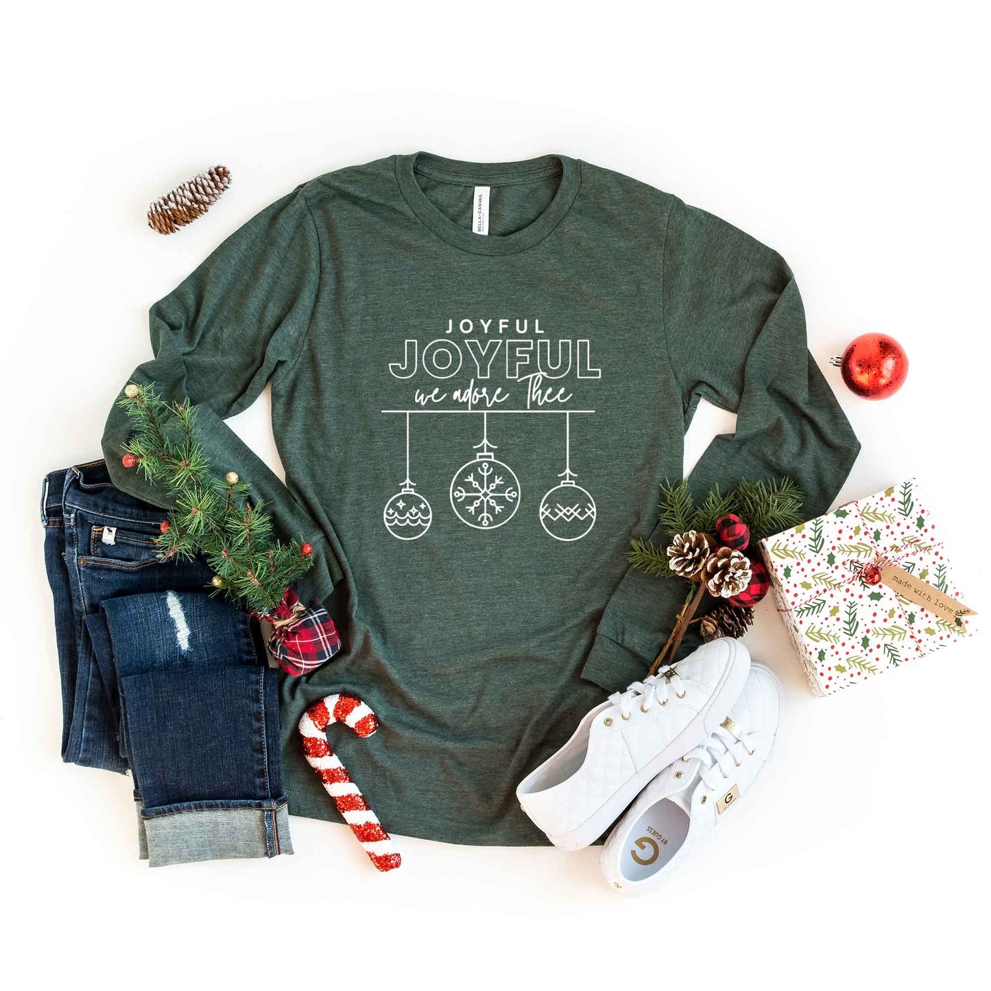 Joyful Joyful We Adore Thee | Long Sleeve Crew Neck