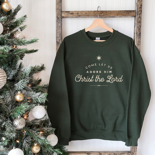 Let Us Adore Him | Sweatshirt