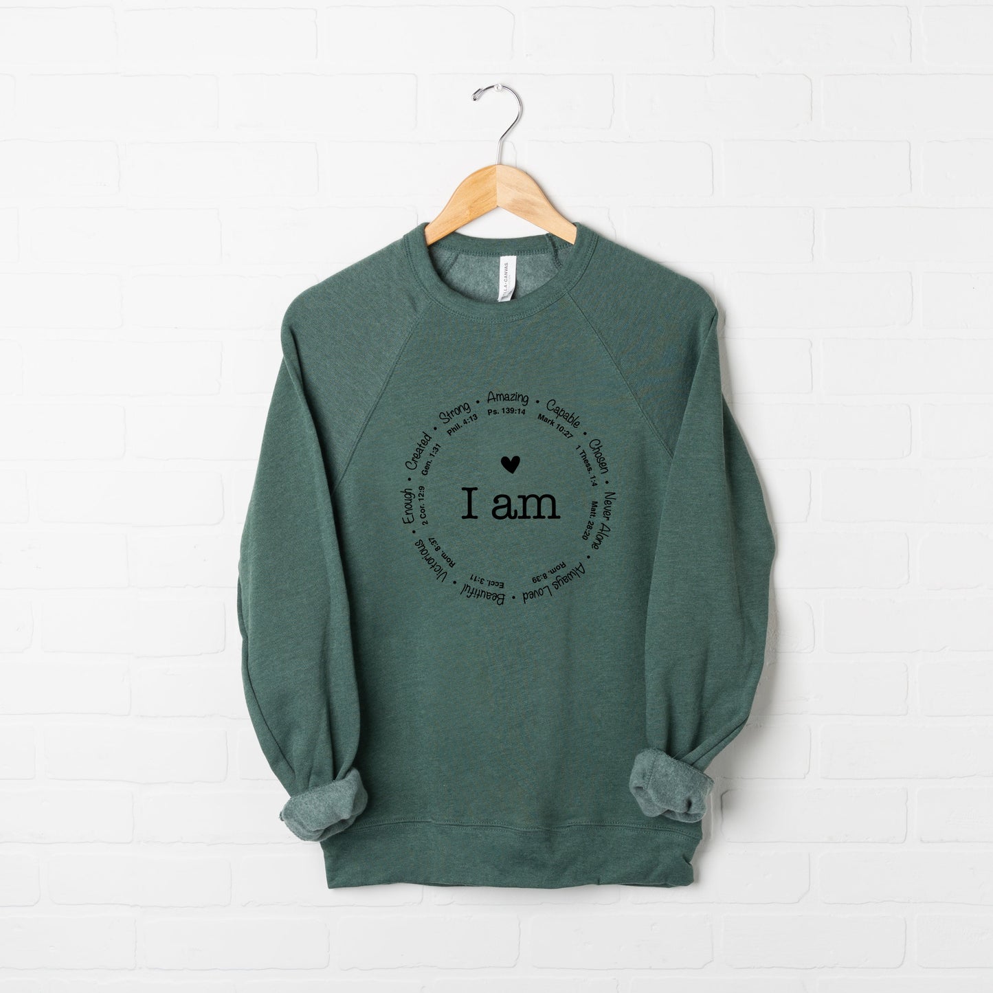 I Am Circle | Bella Canvas Premium Sweatshirt