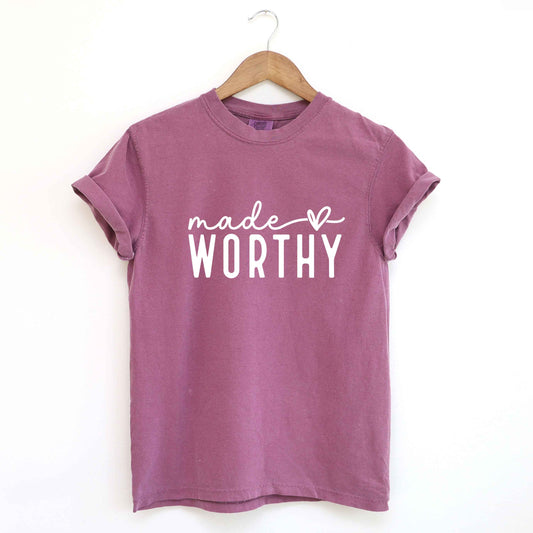 Made Worthy Heart | Garment Dyed Tee