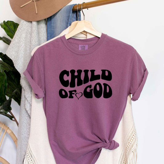 Child Of God Heart | Garment Dyed Tee