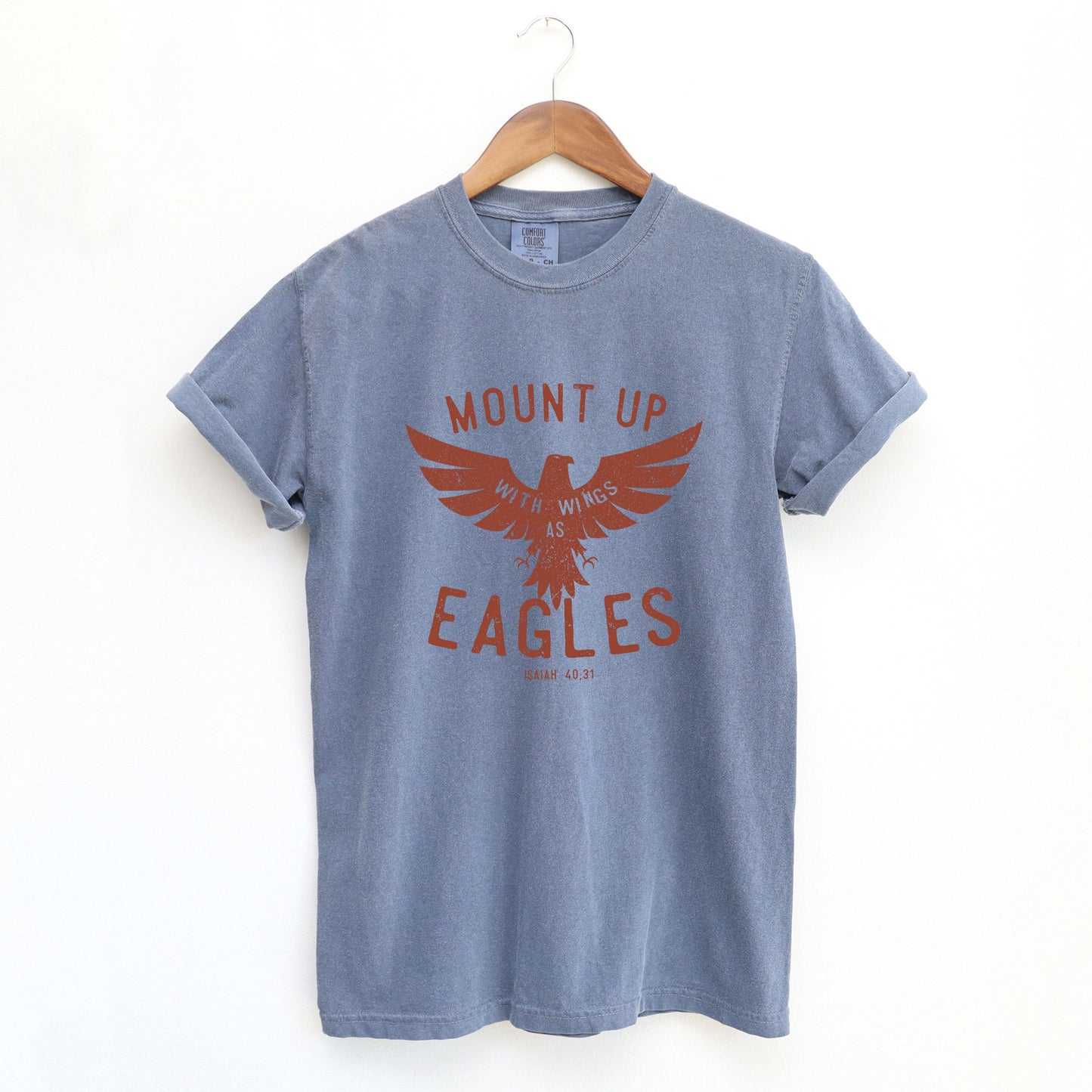 Wings As Eagles | Garment Dyed Teee