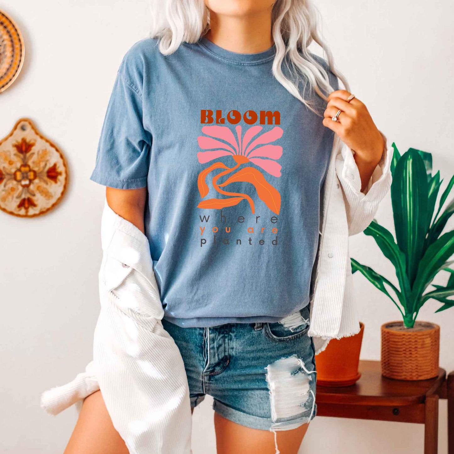 Bloom Boho | Garment Dyed Tee