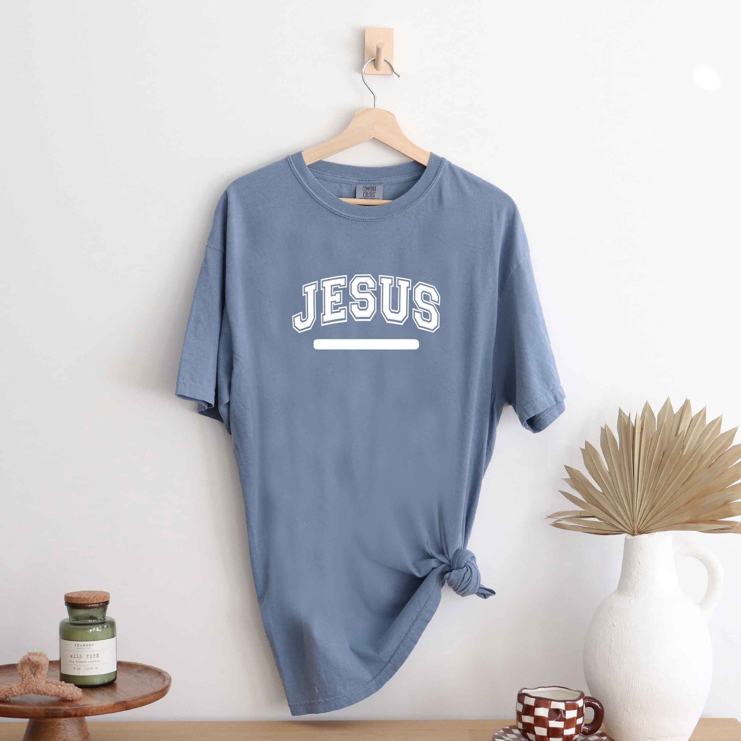 Jesus Varsity | Garment Dyed Tee