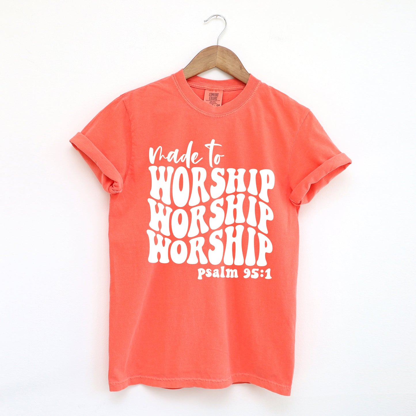 Made To Worship Wavy | Garment Dyed Tee