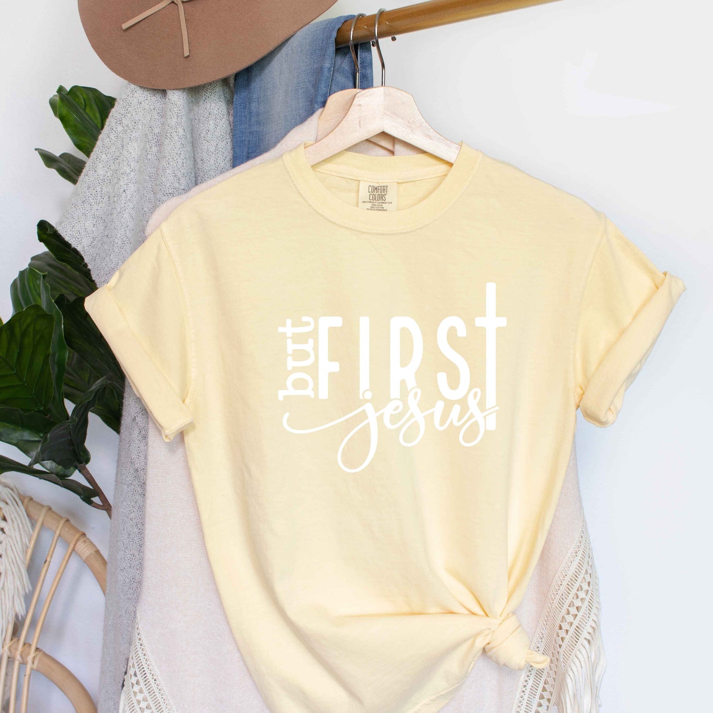 But First Jesus | Garment Dyed Tee