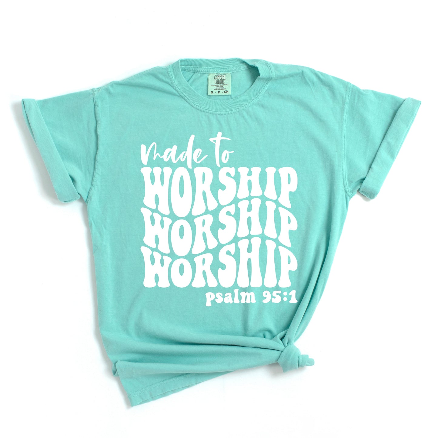 Made To Worship Wavy | Garment Dyed Tee