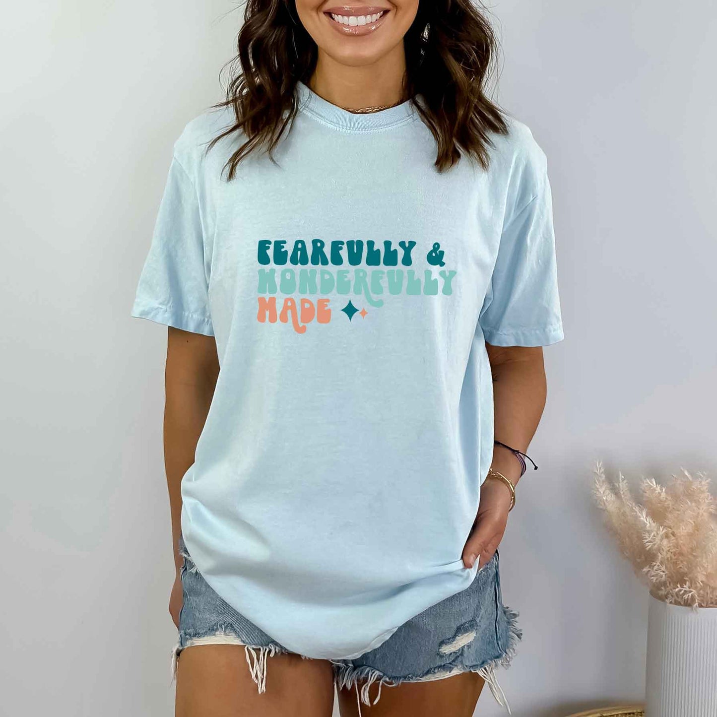 Fearfully and Wonderfully Made Colorful | Garment Dyed Tee