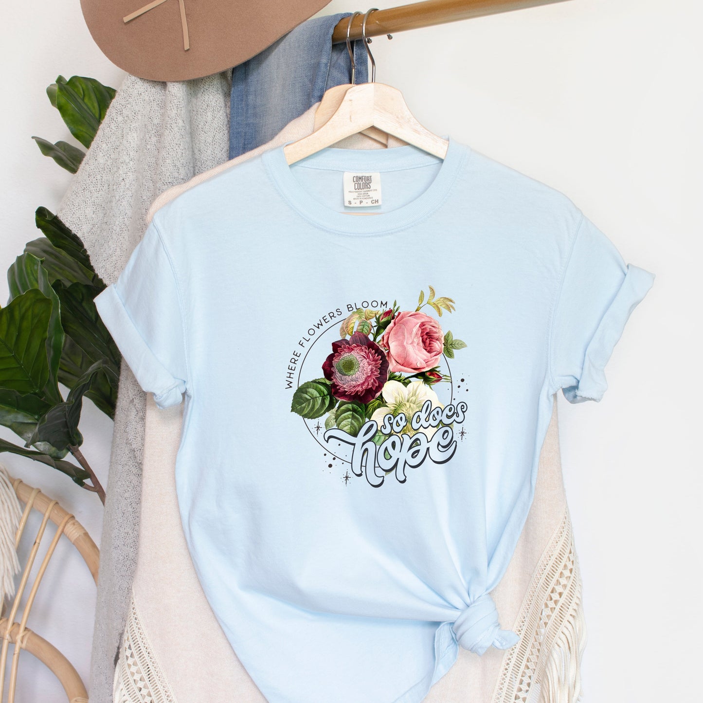 Where Flowers Bloom | Garment Dyed Tee