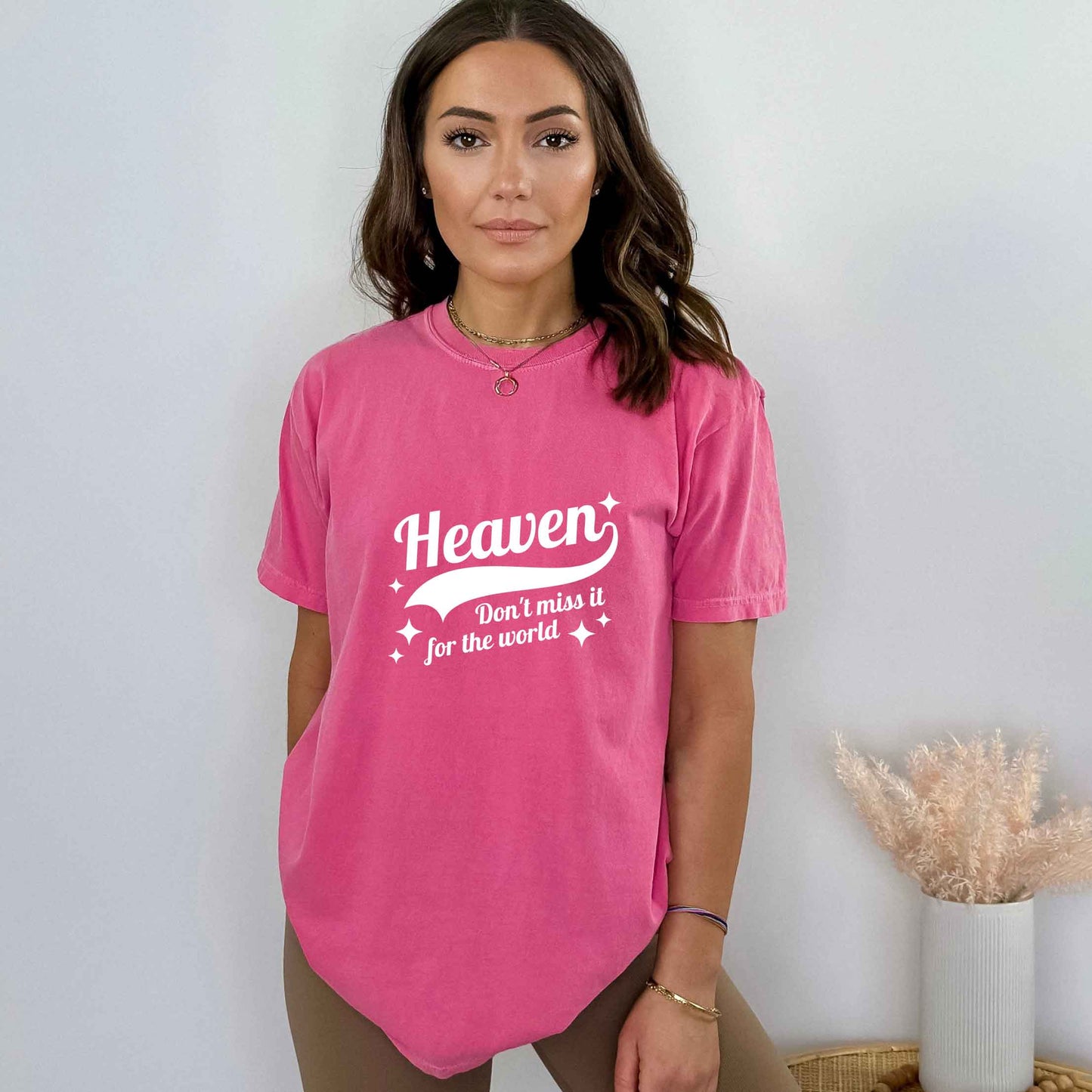 Don't Miss Heaven | Garment Dyed Tee