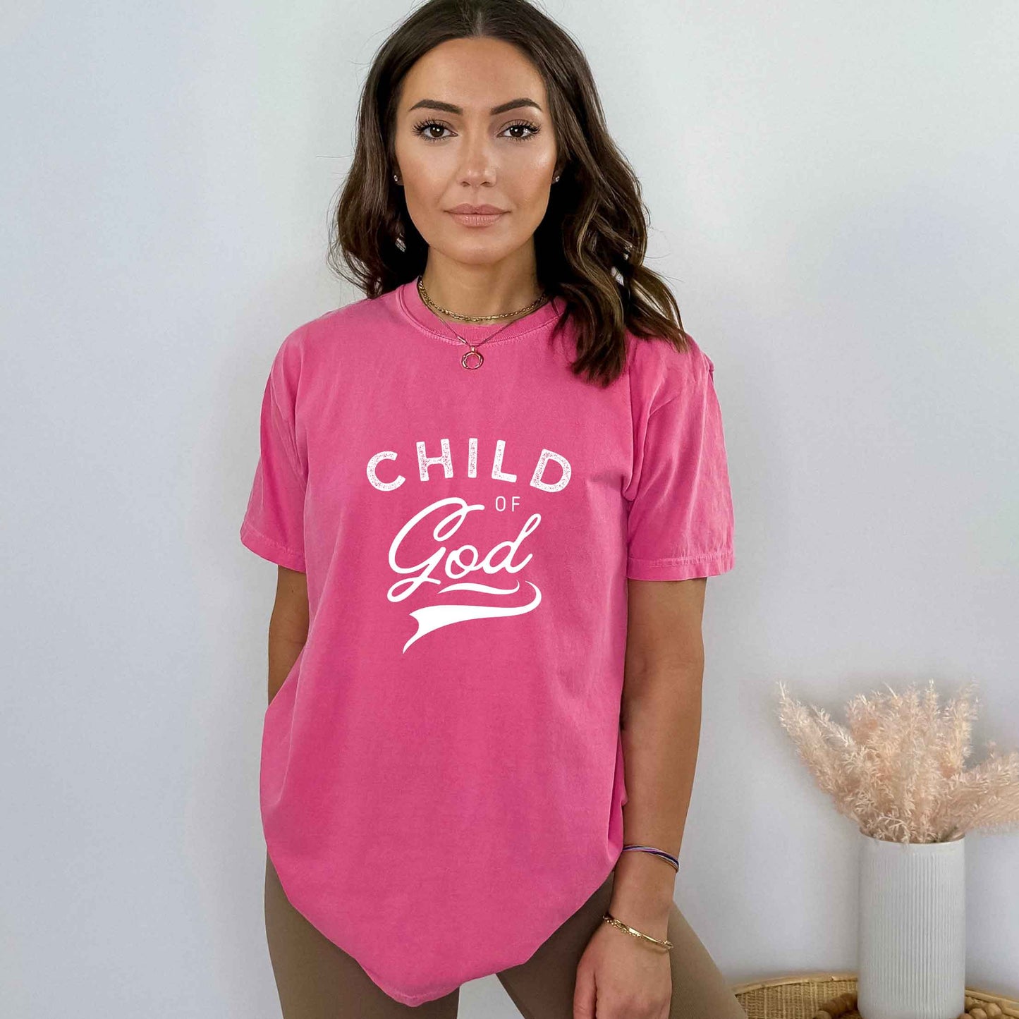 Child Of God Distressed | Garment Dyed Tee