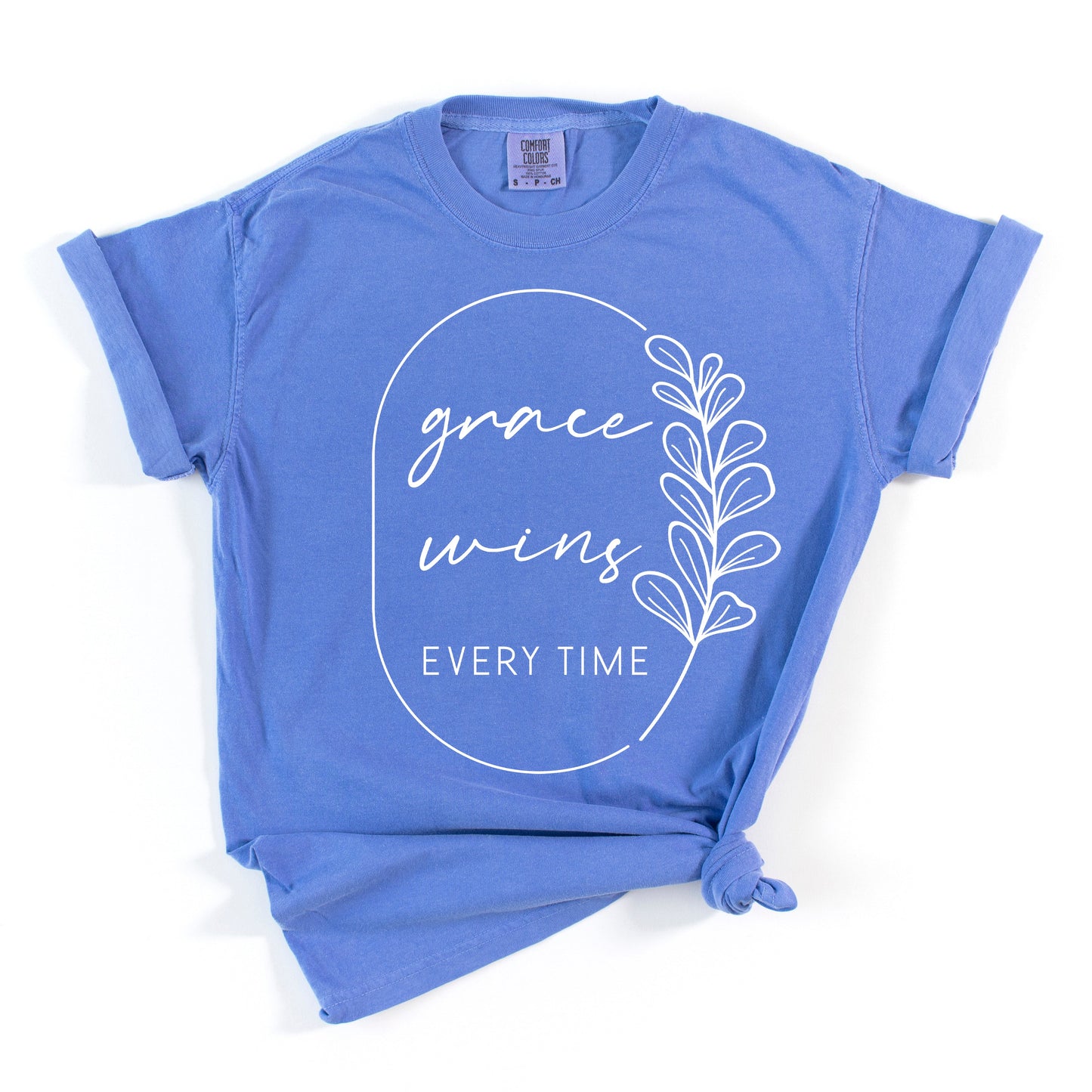 Grace Wins Every Time | Garment Dyed Tee