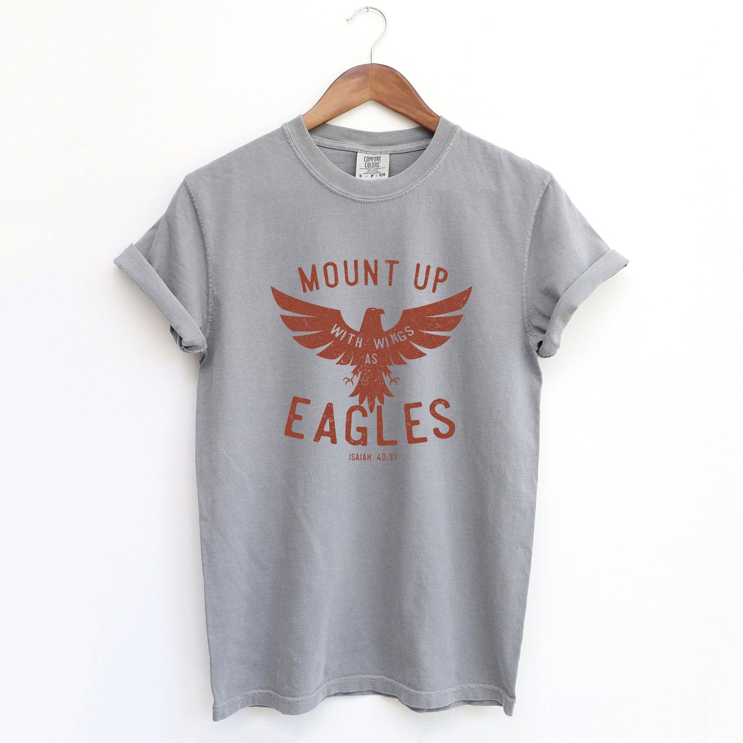 Wings As Eagles | Garment Dyed Teee