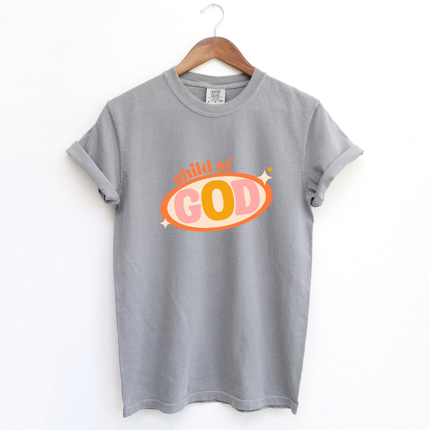 Retro Child of God | Garment Dyed Tee