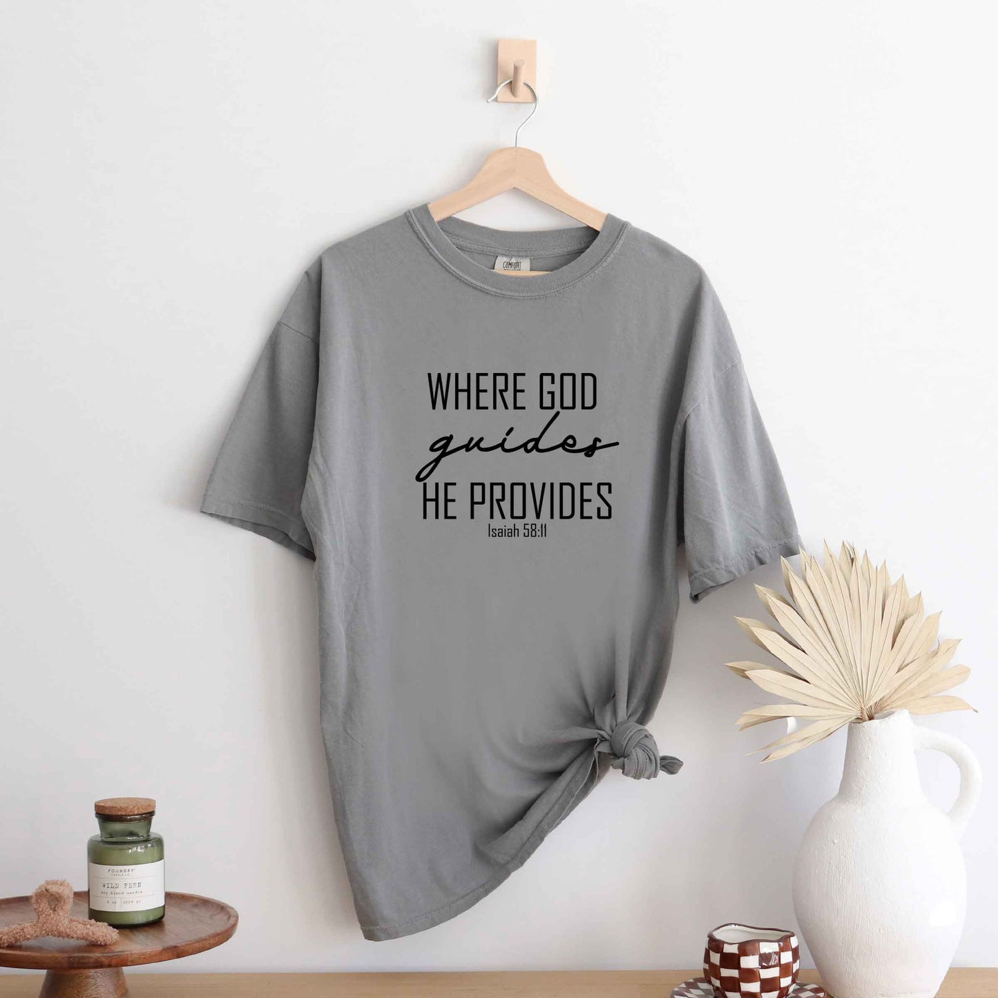 God Provides | Garment Dyed Tee