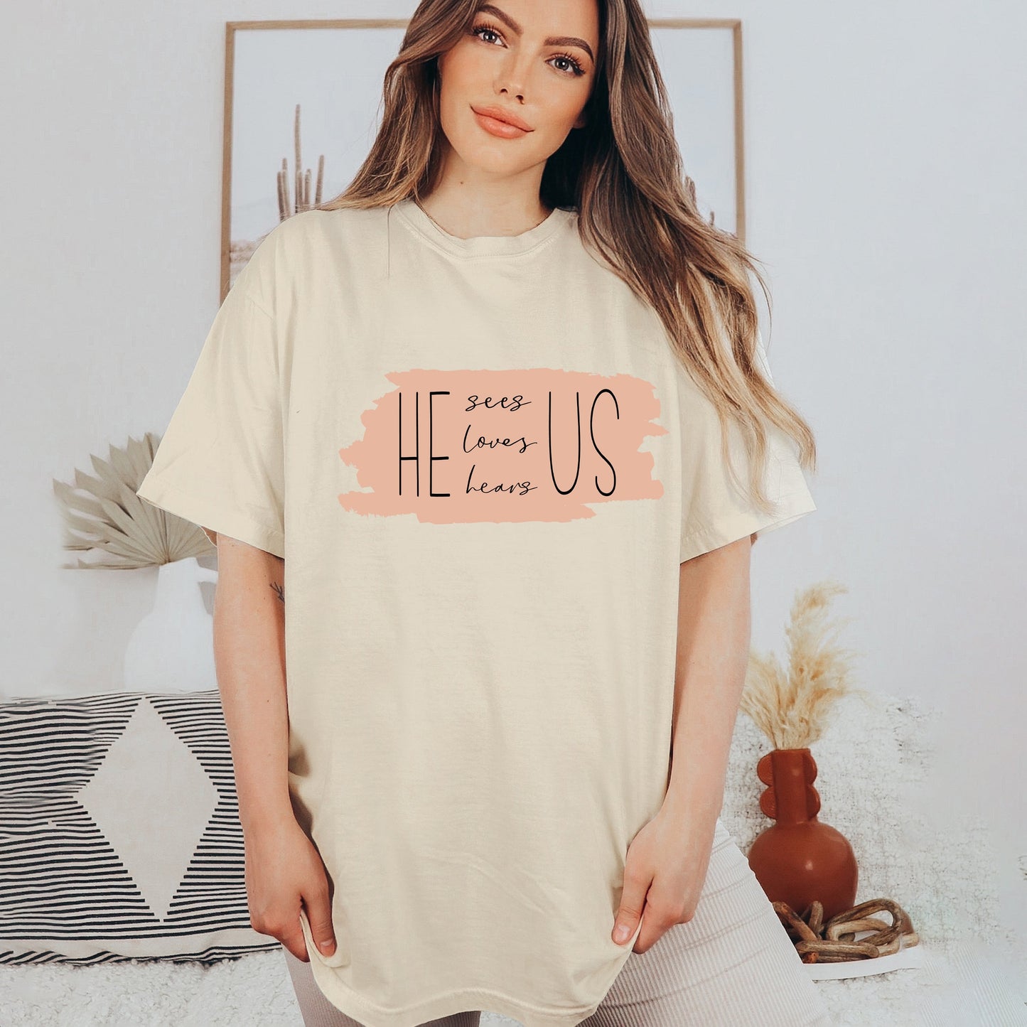 He Sees Us | Garment Dyed Tee