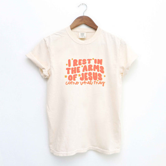 Rest Arms of Jesus | Garment Dyed Tee