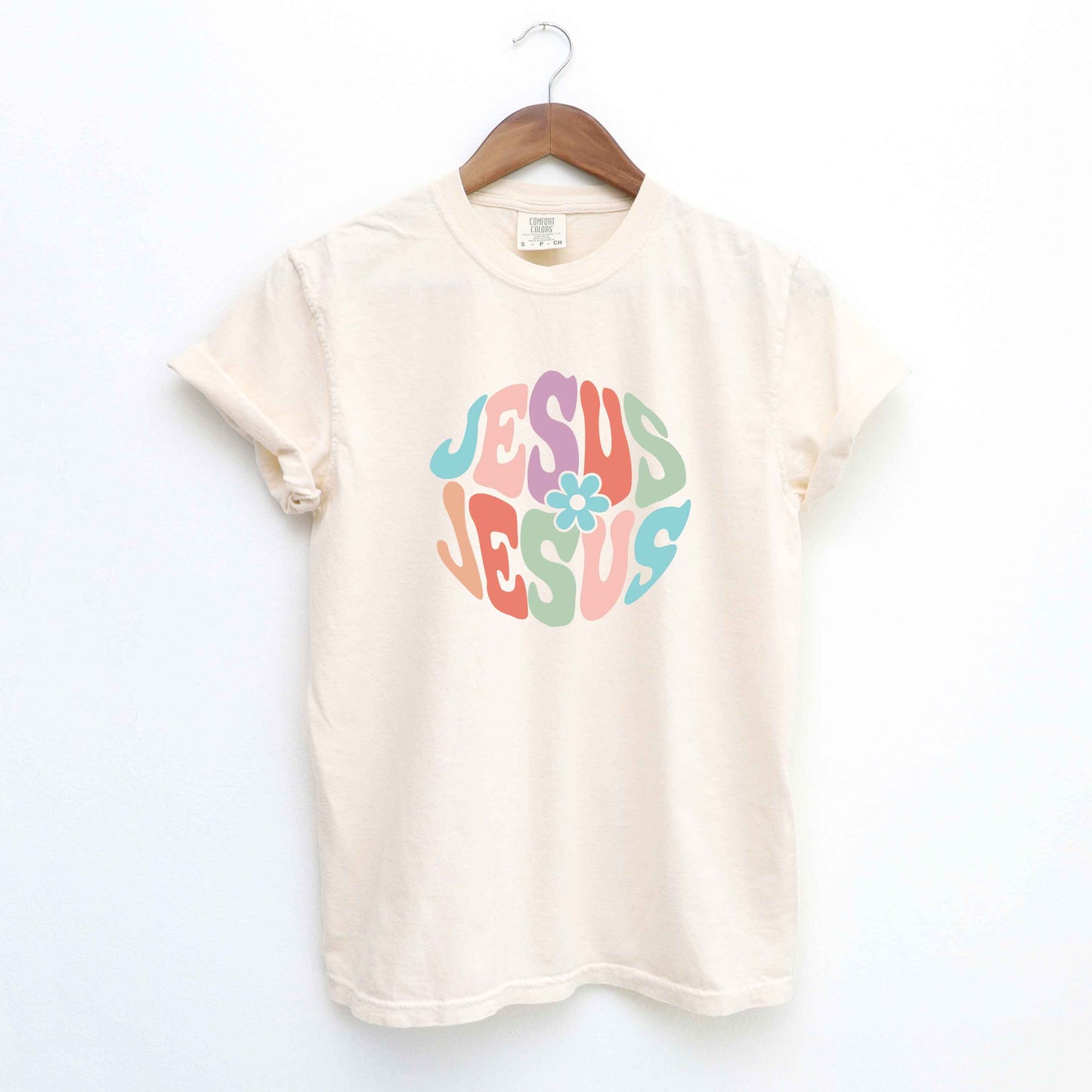 Jesus Flowers | Garment Dyed Tee