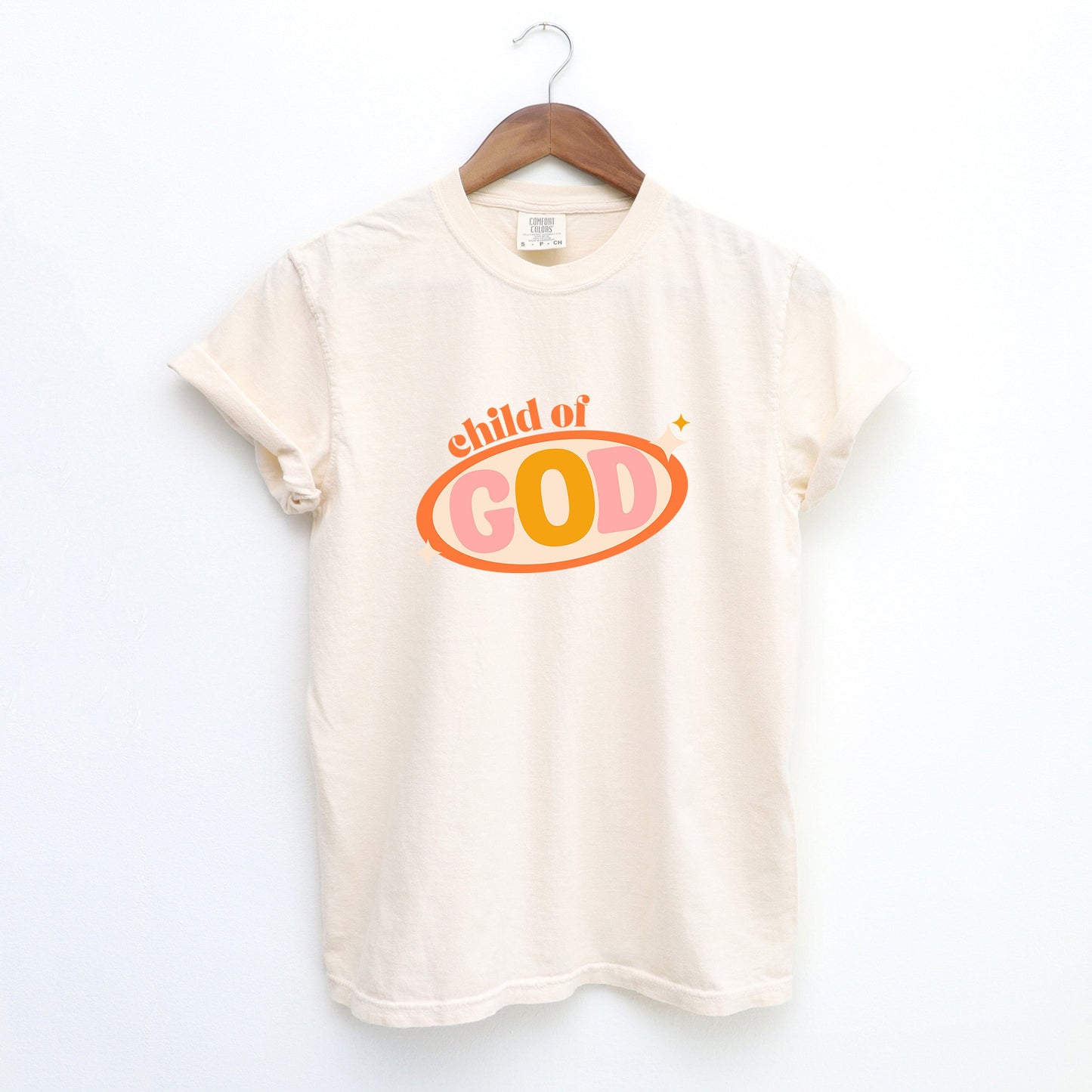 Retro Child of God | Garment Dyed Tee