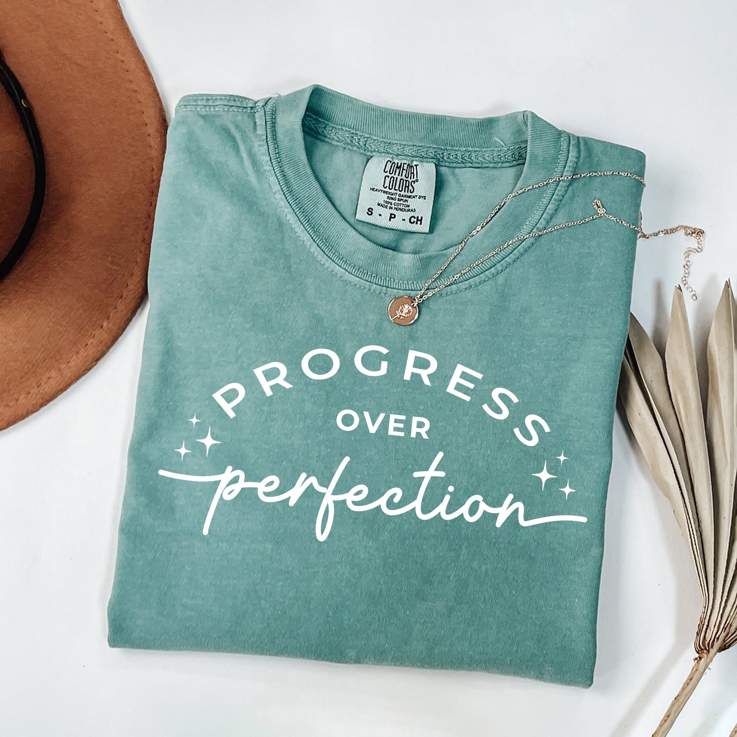 Progress Over Perfection | Garment Dyed Tee