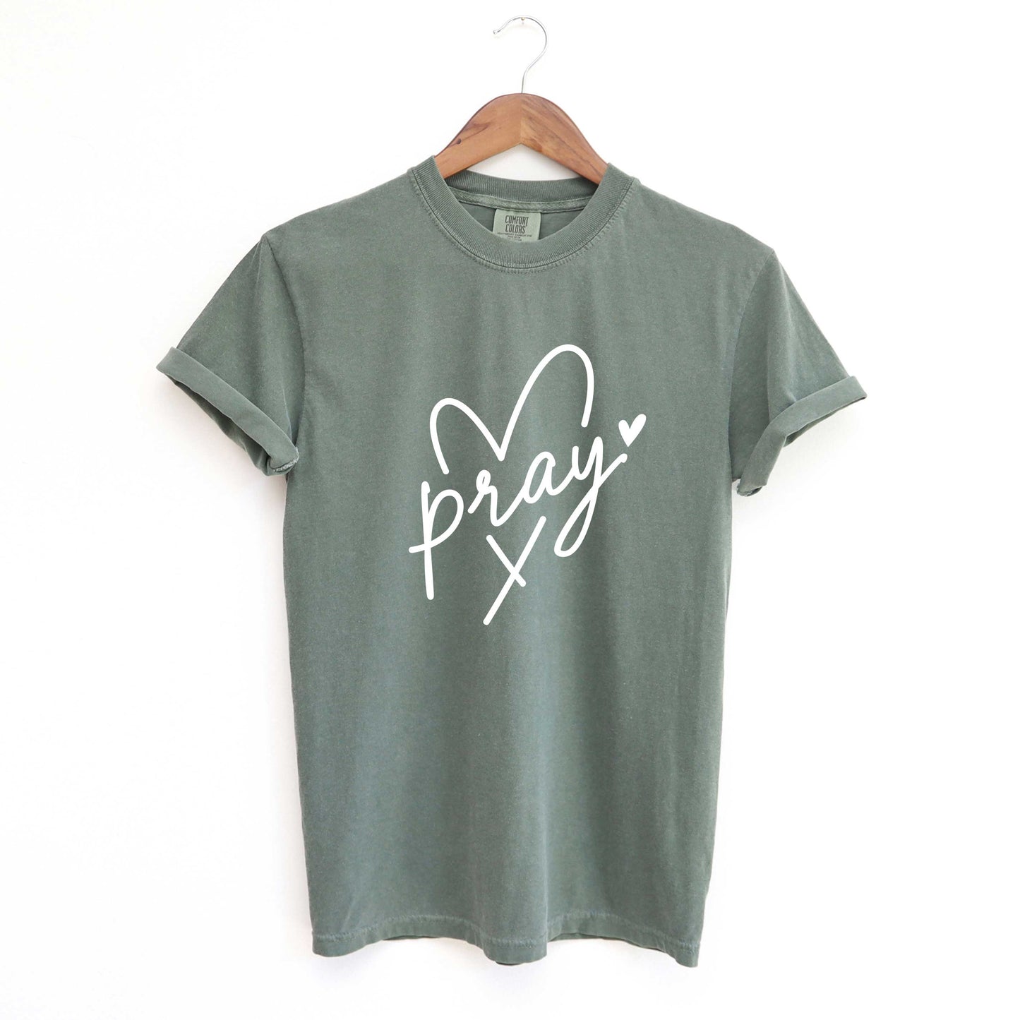 Pray Heart | Garment Dyed Tees