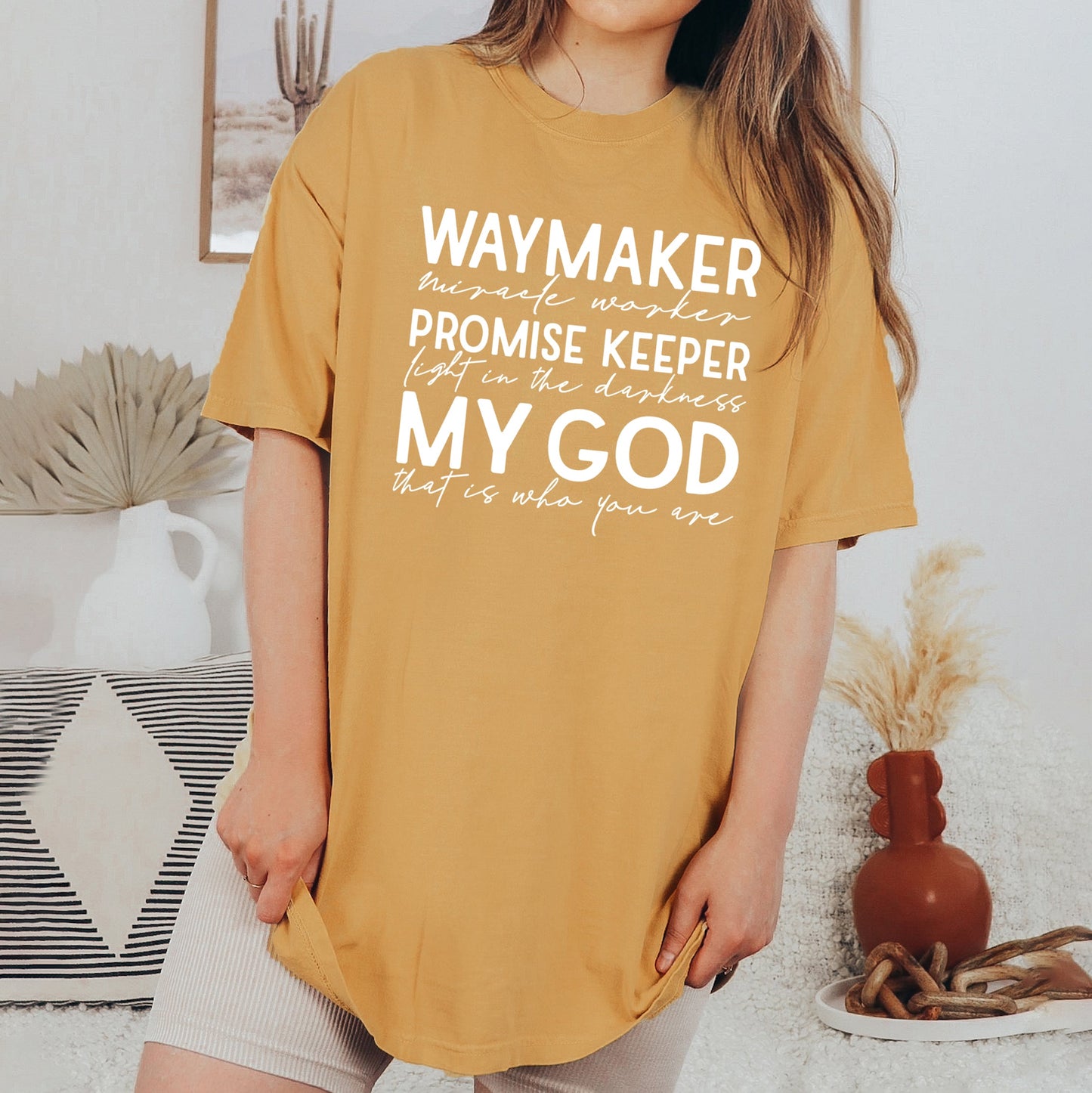 Waymaker Miracle Worker | Garment Dyed Tee