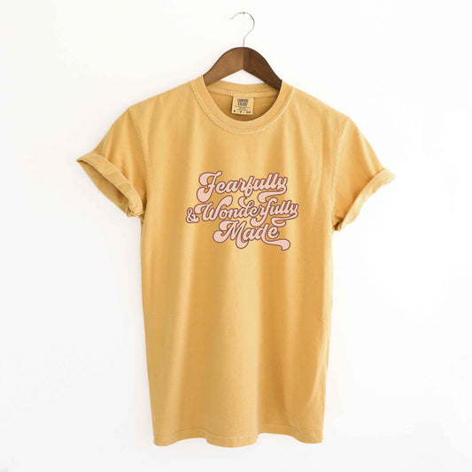 Retro Fearfully and Wonderfully Made | Garment Dyed Tee