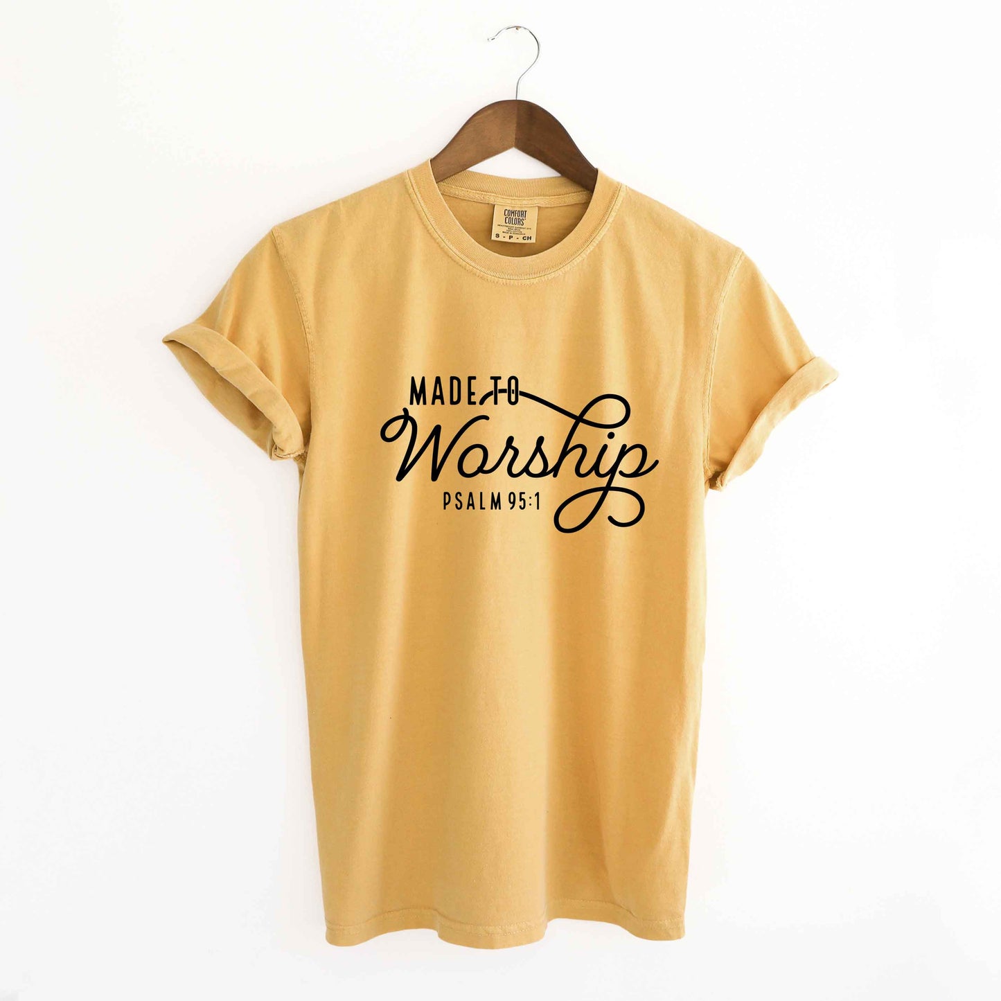 Made To Worship Scripture | Garment Dyed Tee